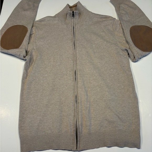 SELECTED HOMME Mens Full Zip Cardigan Sweater Casual Knitted Sweater Size L - Picture 1 of 10